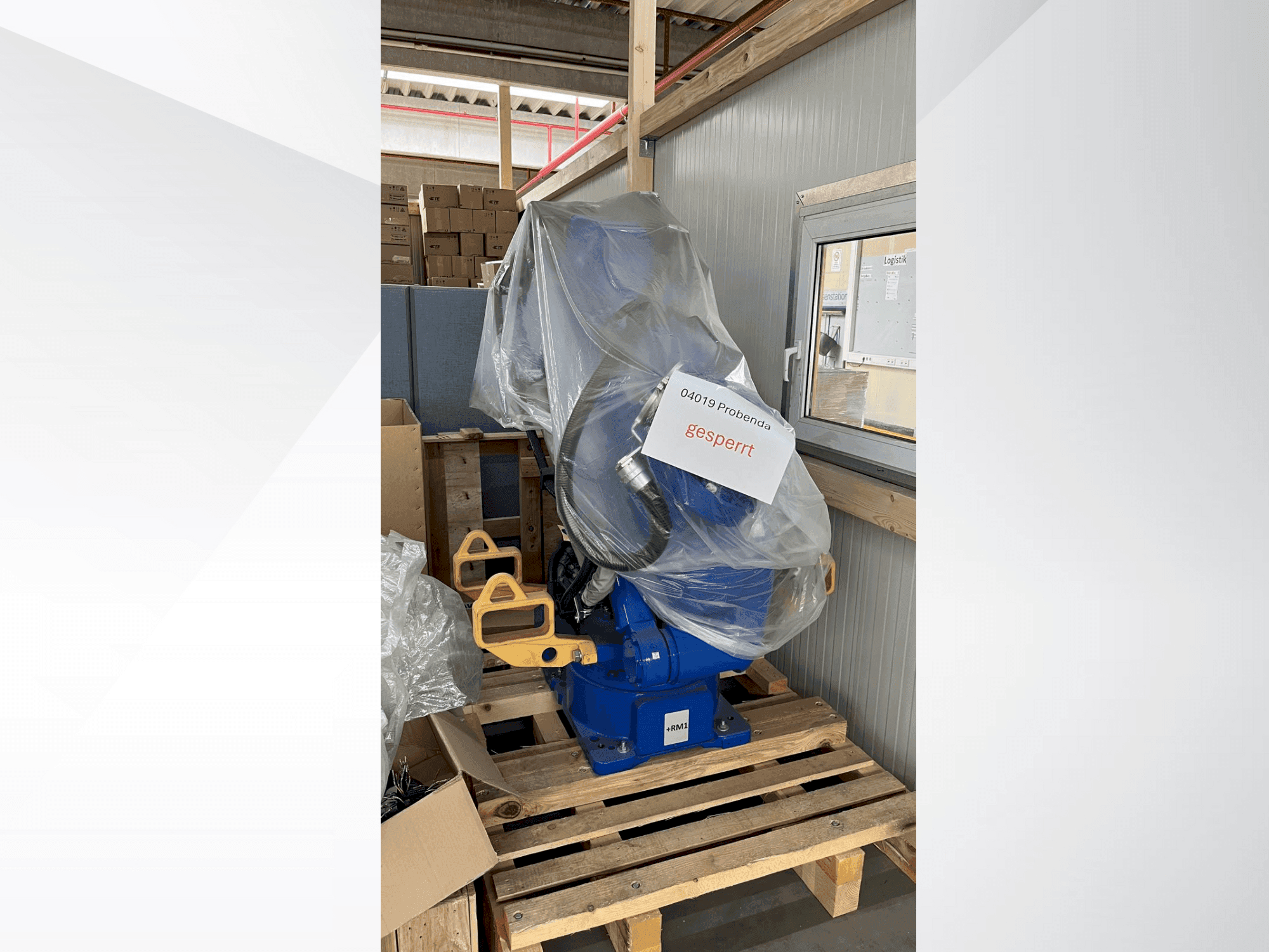 Vue de face de la machine Yaskawa GP180