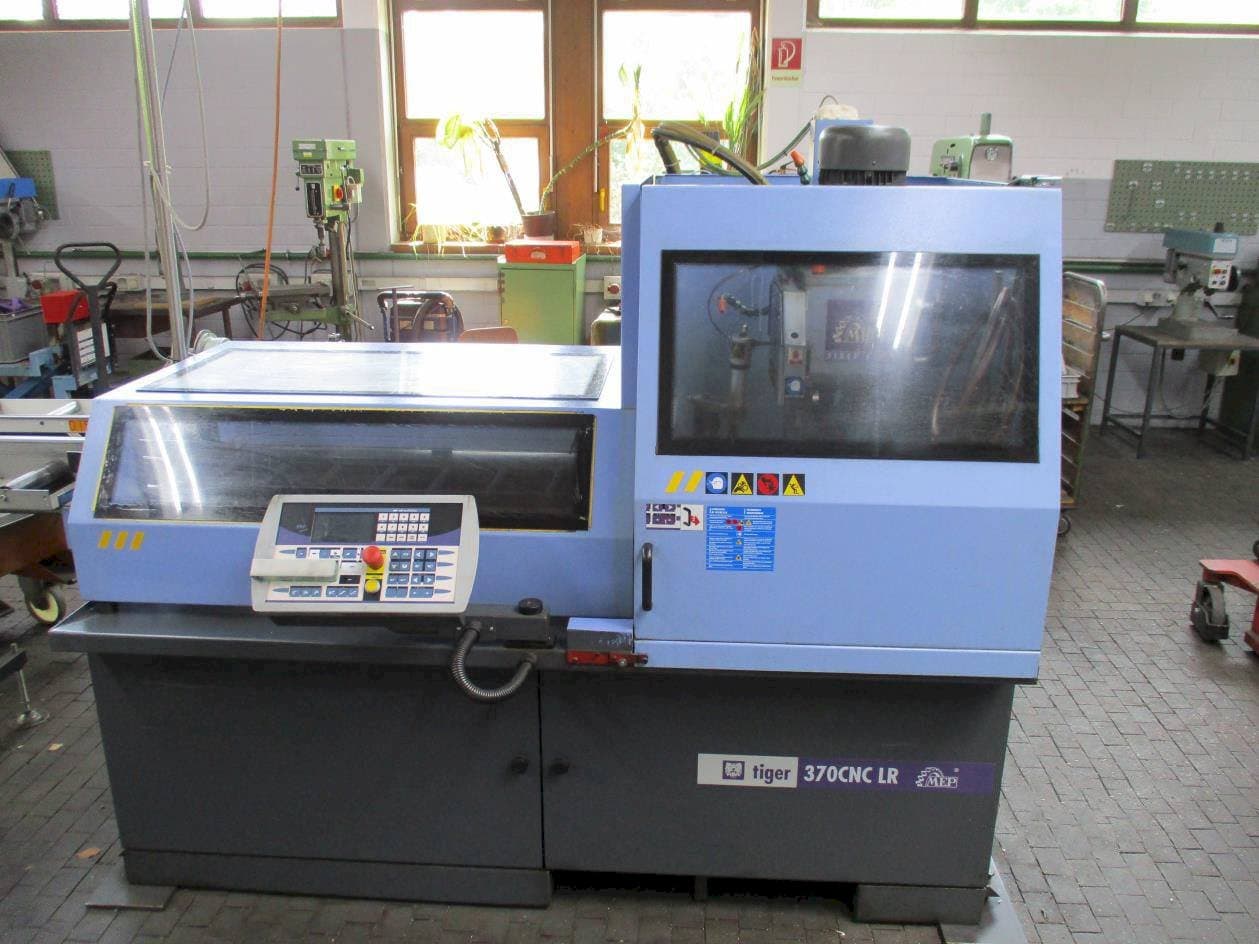Vue de face de la machine MEP TIGER 370 CNC - LR