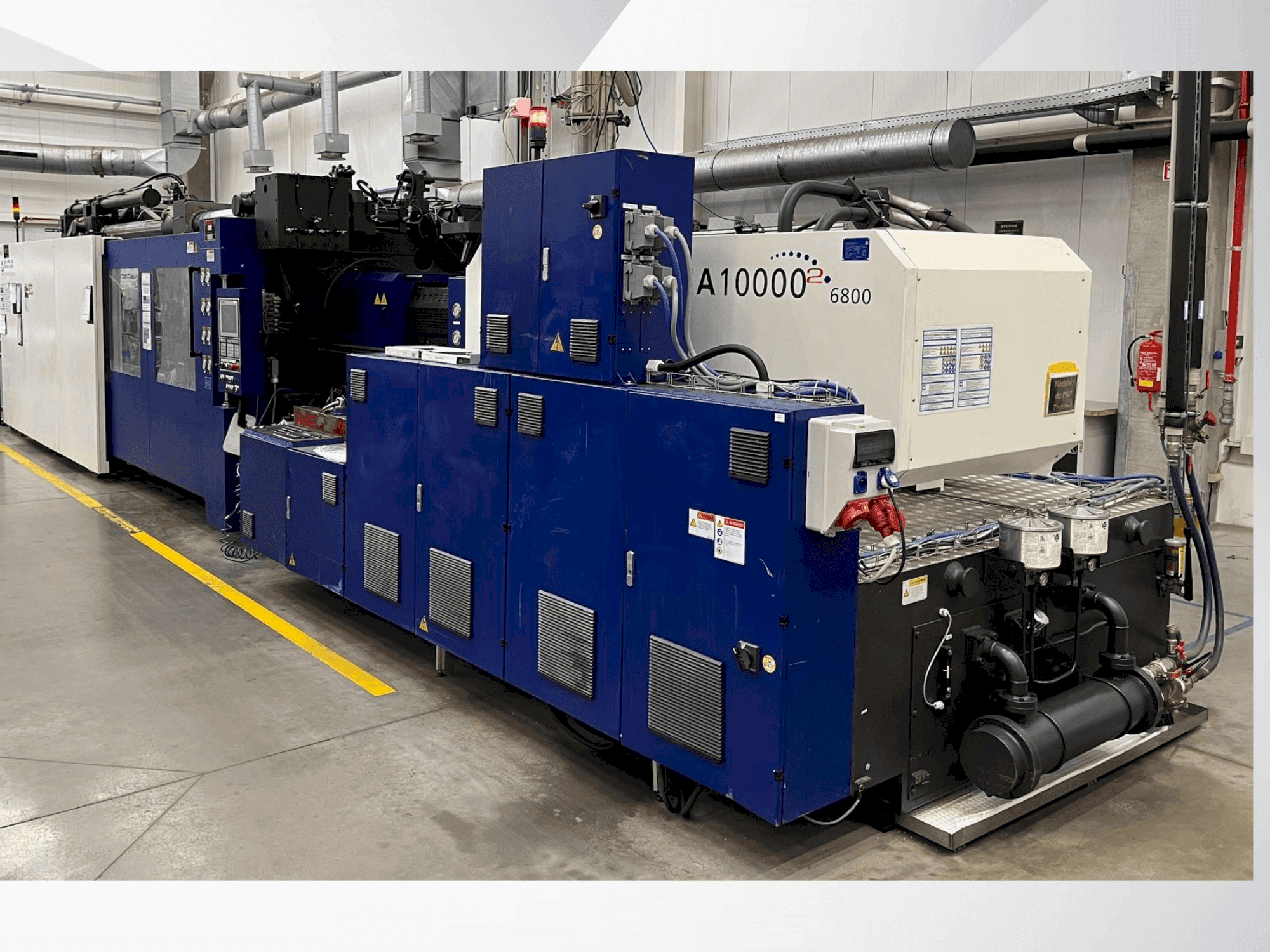 Vue de face de la machine HAITIAN MARS MA10000 II