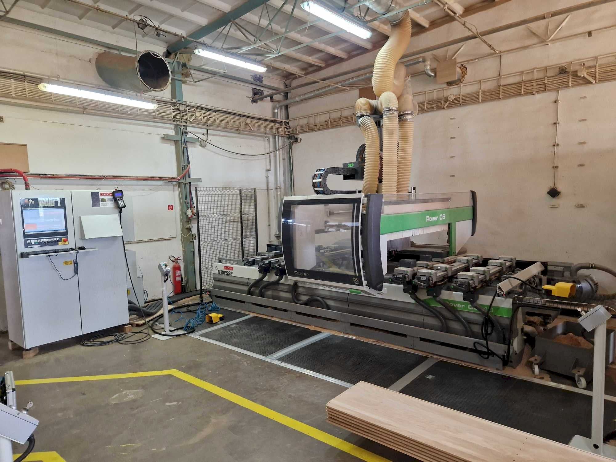 Vue de face de la machine BIESSE ROVER C6.40