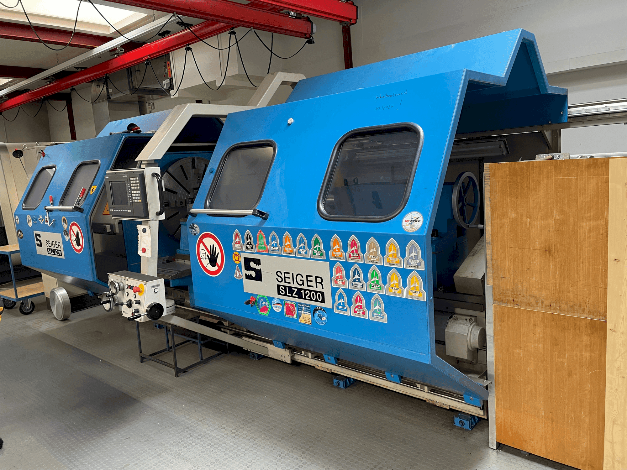 Vue de face de la machine SEIGER SLZ1200