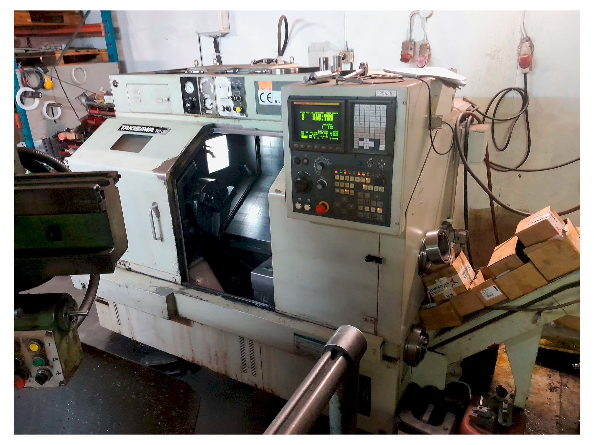 Vue de face de la machine Takisawa TC-30