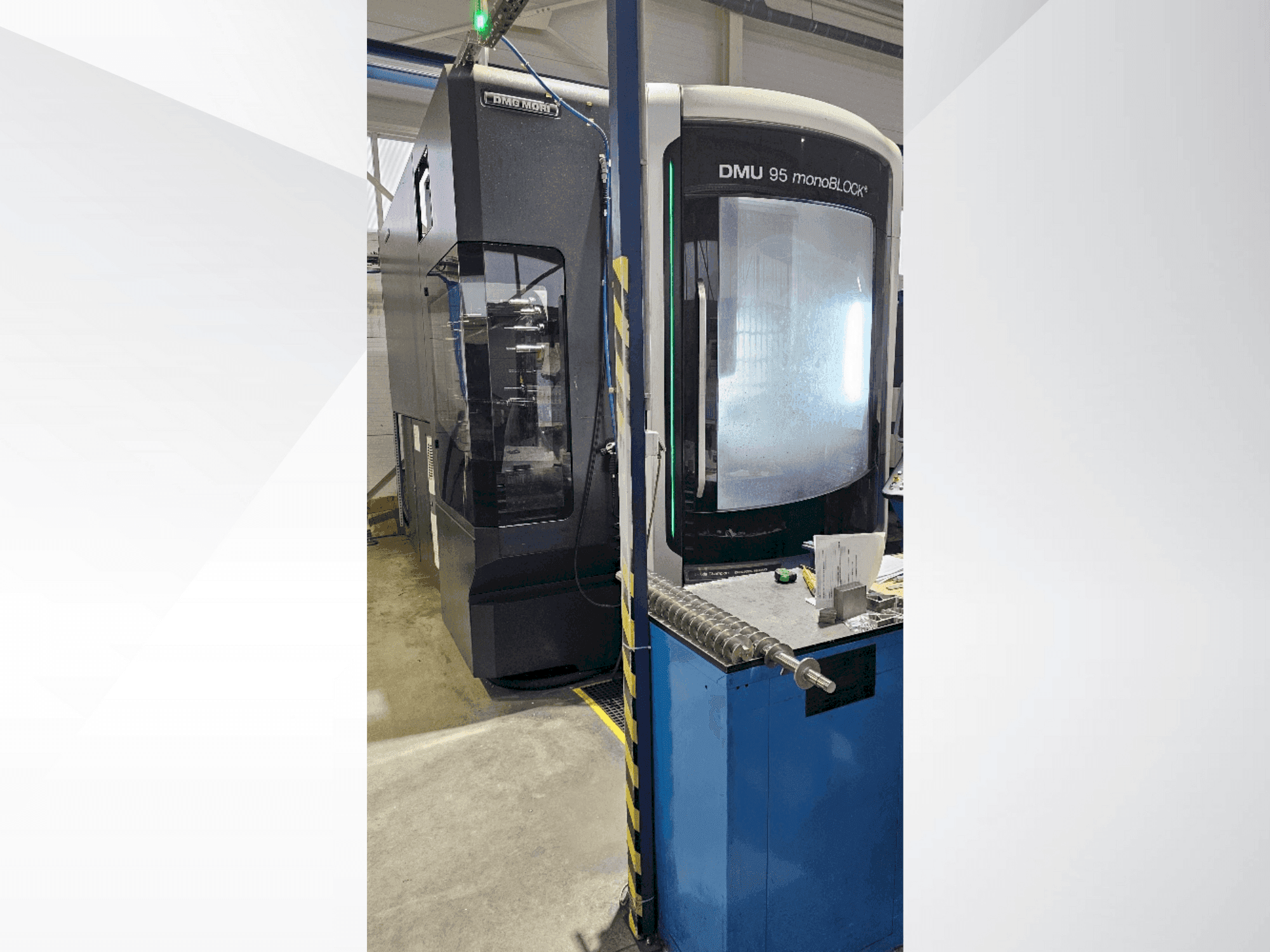 Vue de face de la machine DMG MORI DMU 95 monoBlock