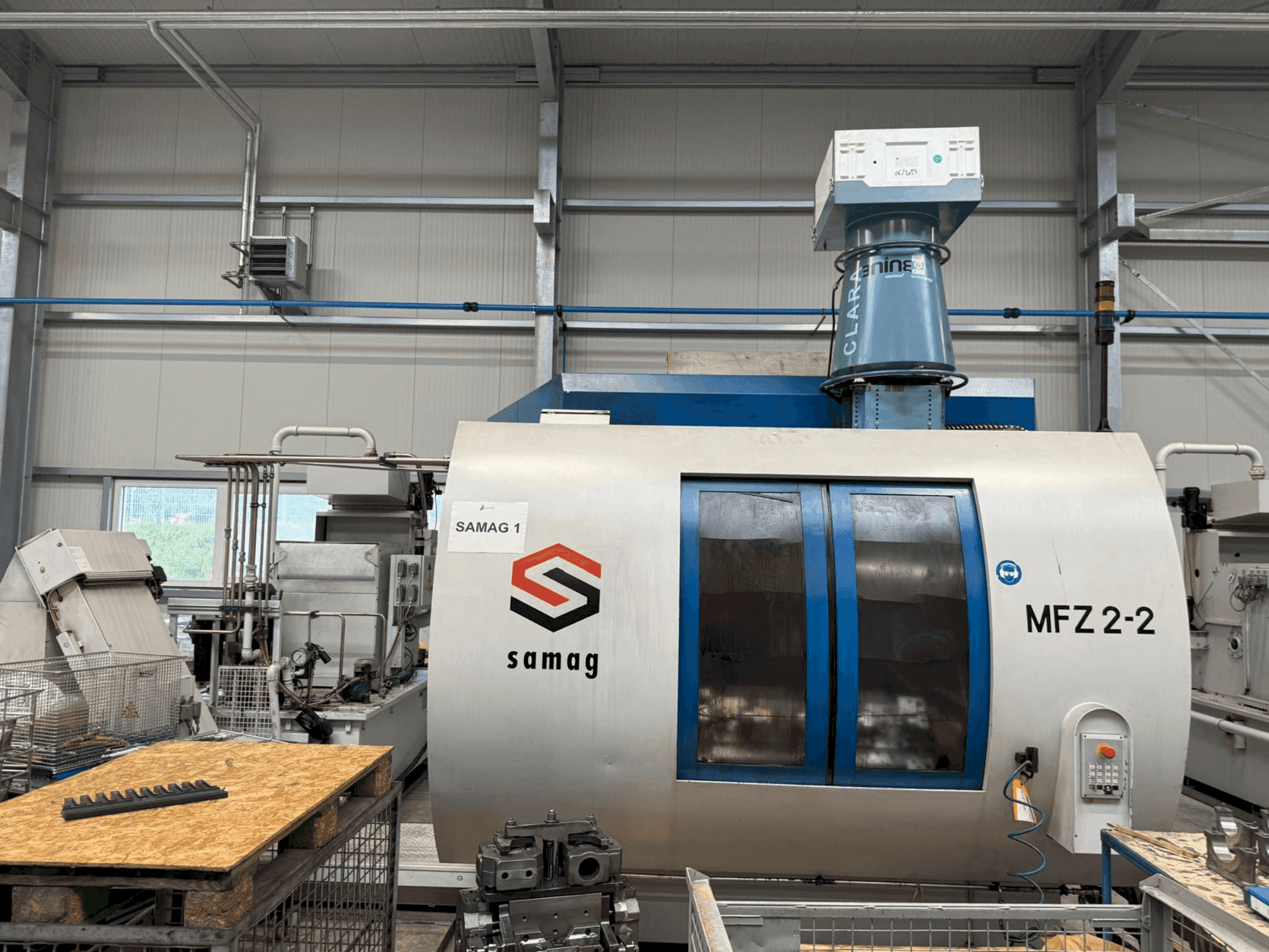 Vue de face de la machine SAMAG MFZ 2-2 (2007)