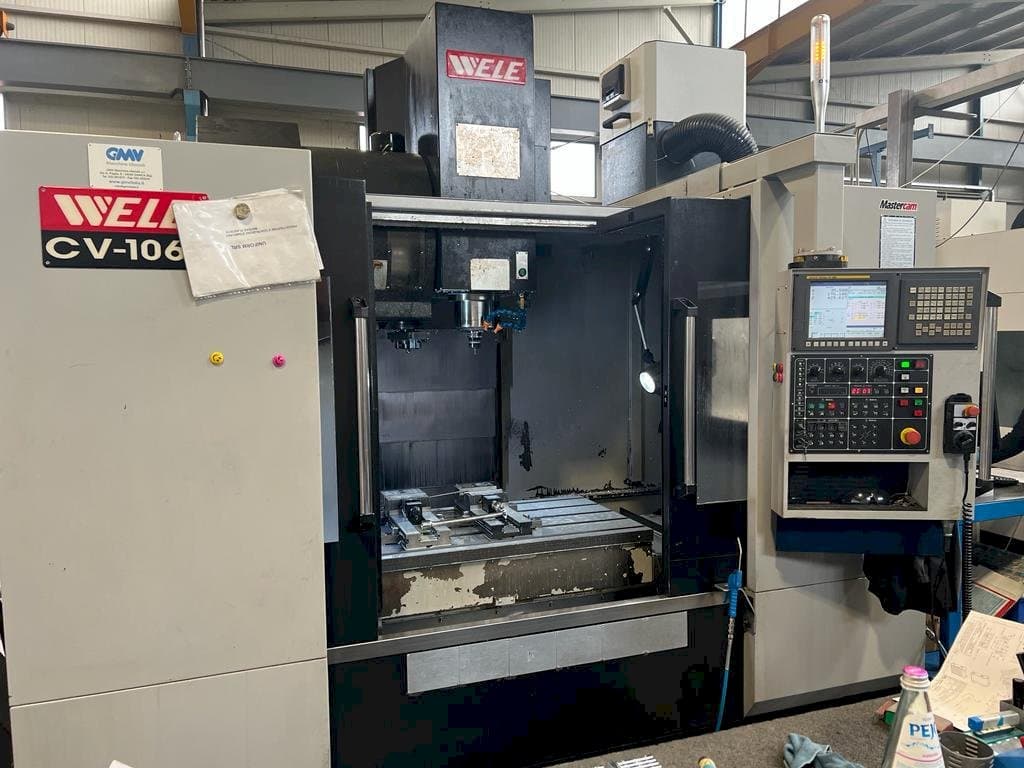 Vue de face de la machine Wele									 CV 1060