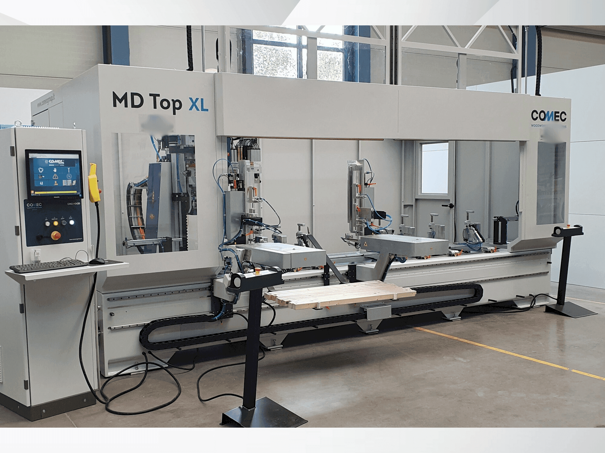 Vue de face de la machine COMEC MD TOP XLS CA2