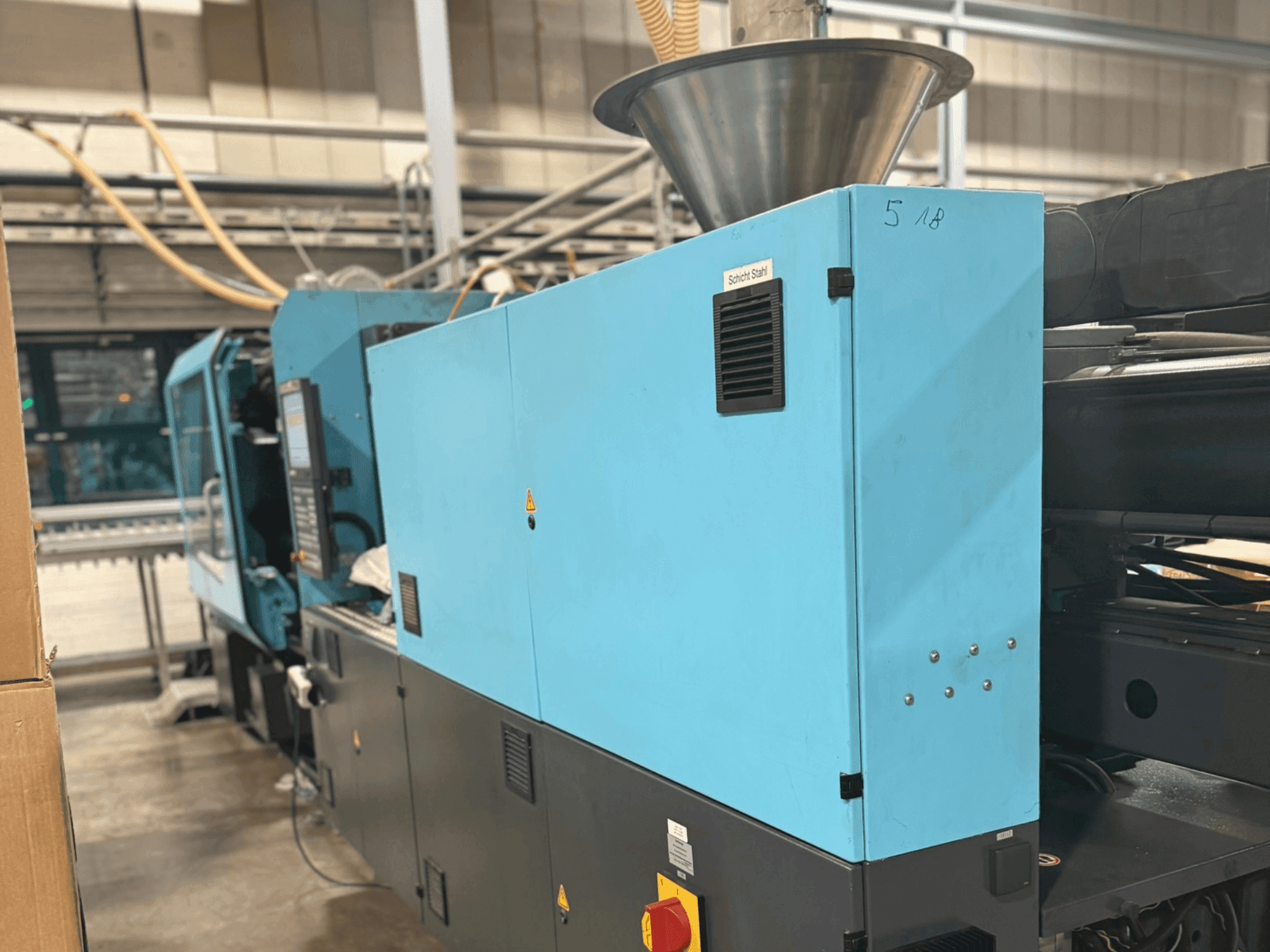 Vue de face de la machine SUMITOMO SHI DEMAG El-Exis S250/630-1600