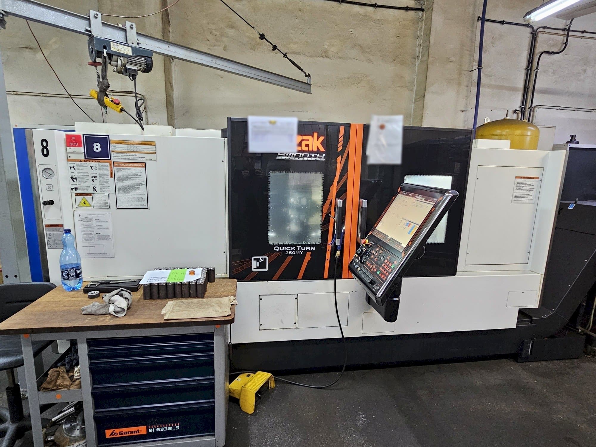 Vue de face de la machine Mazak QUICK TURN SMOOTH 250MY