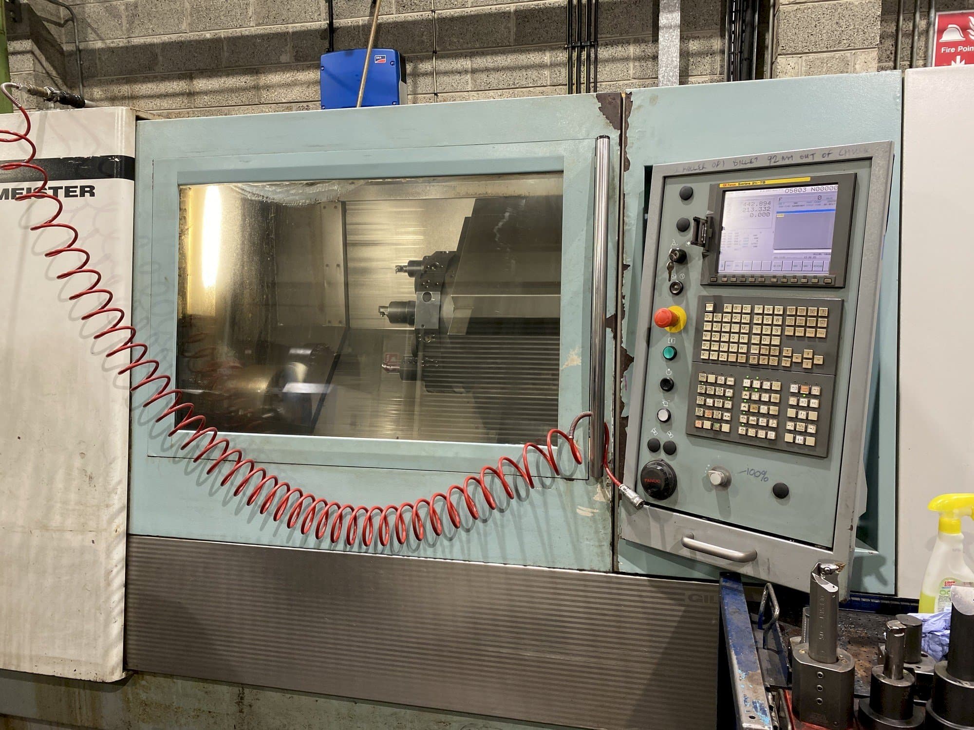 Vue de face de la machine Gildemeister CTX 510