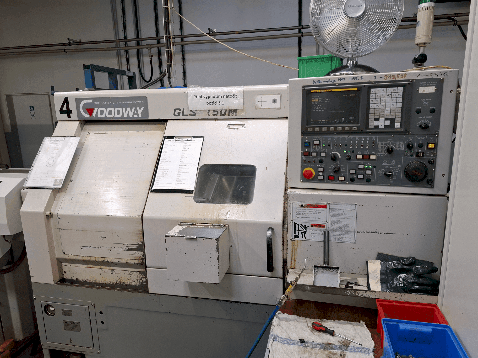 Vue de face de la machine Goodway GLS 150M