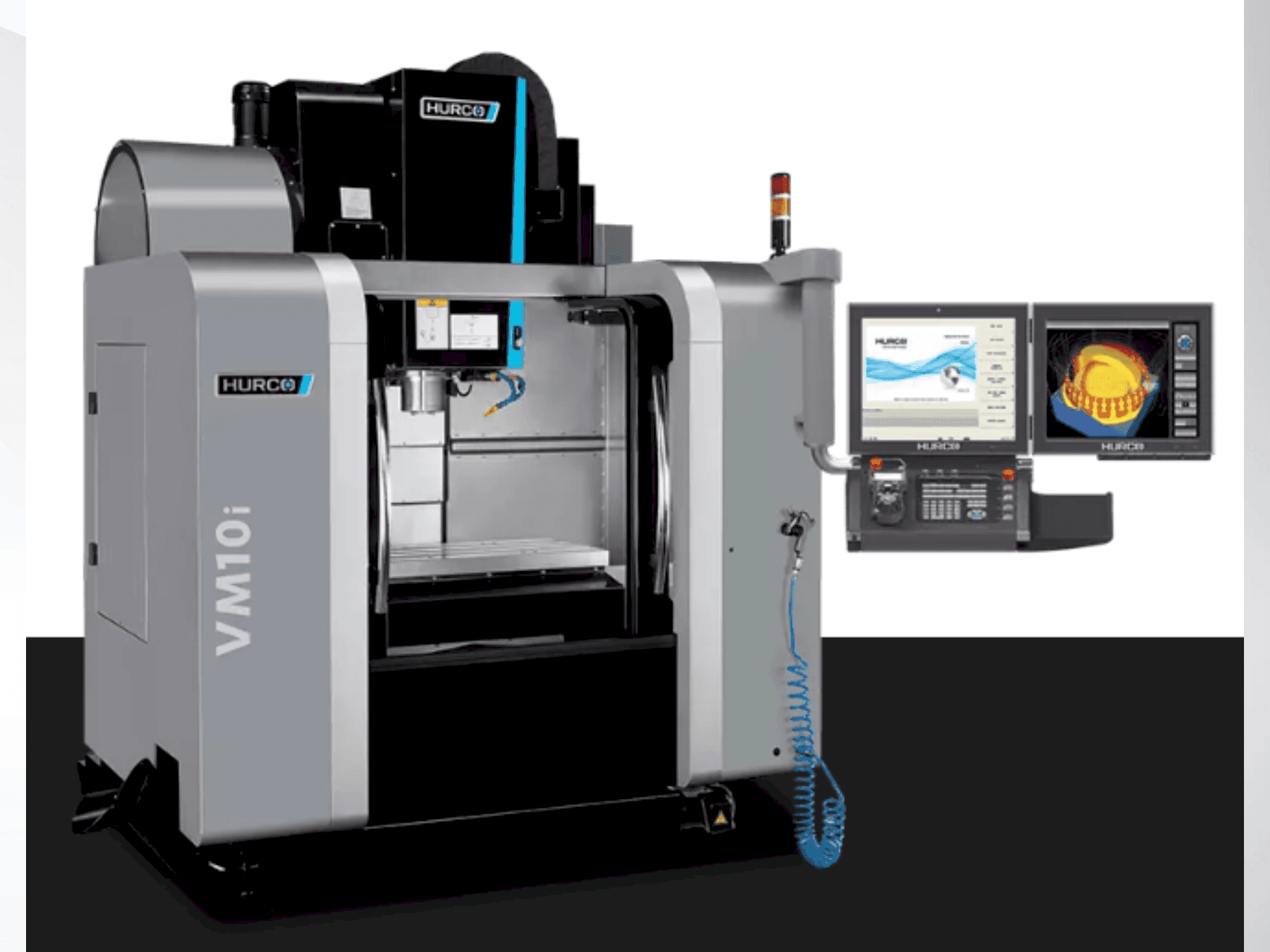 Vue de face de la machine Hurco VM 10 i Plus