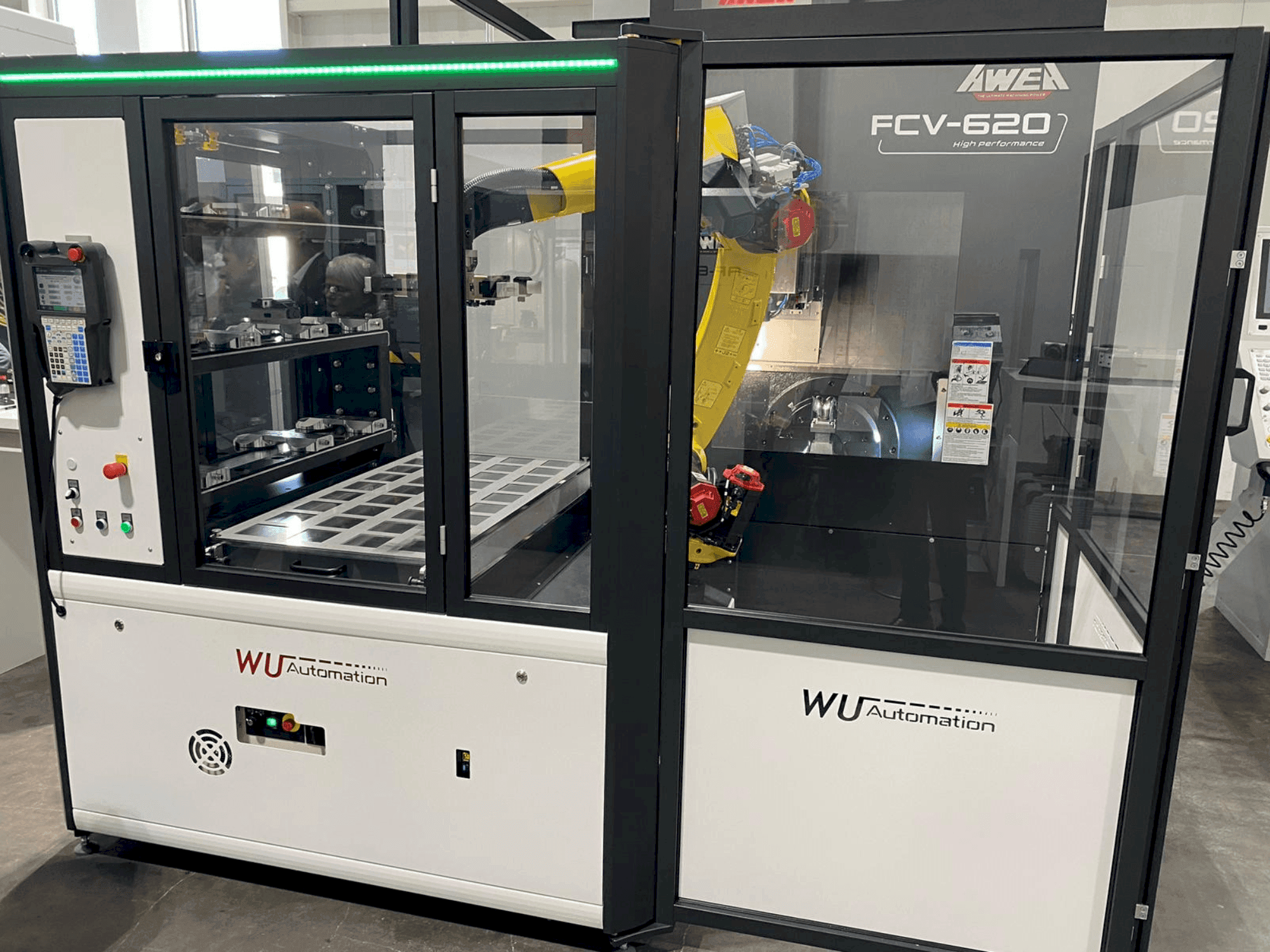 Vue de face de la machine WU Automation RZ-3/35