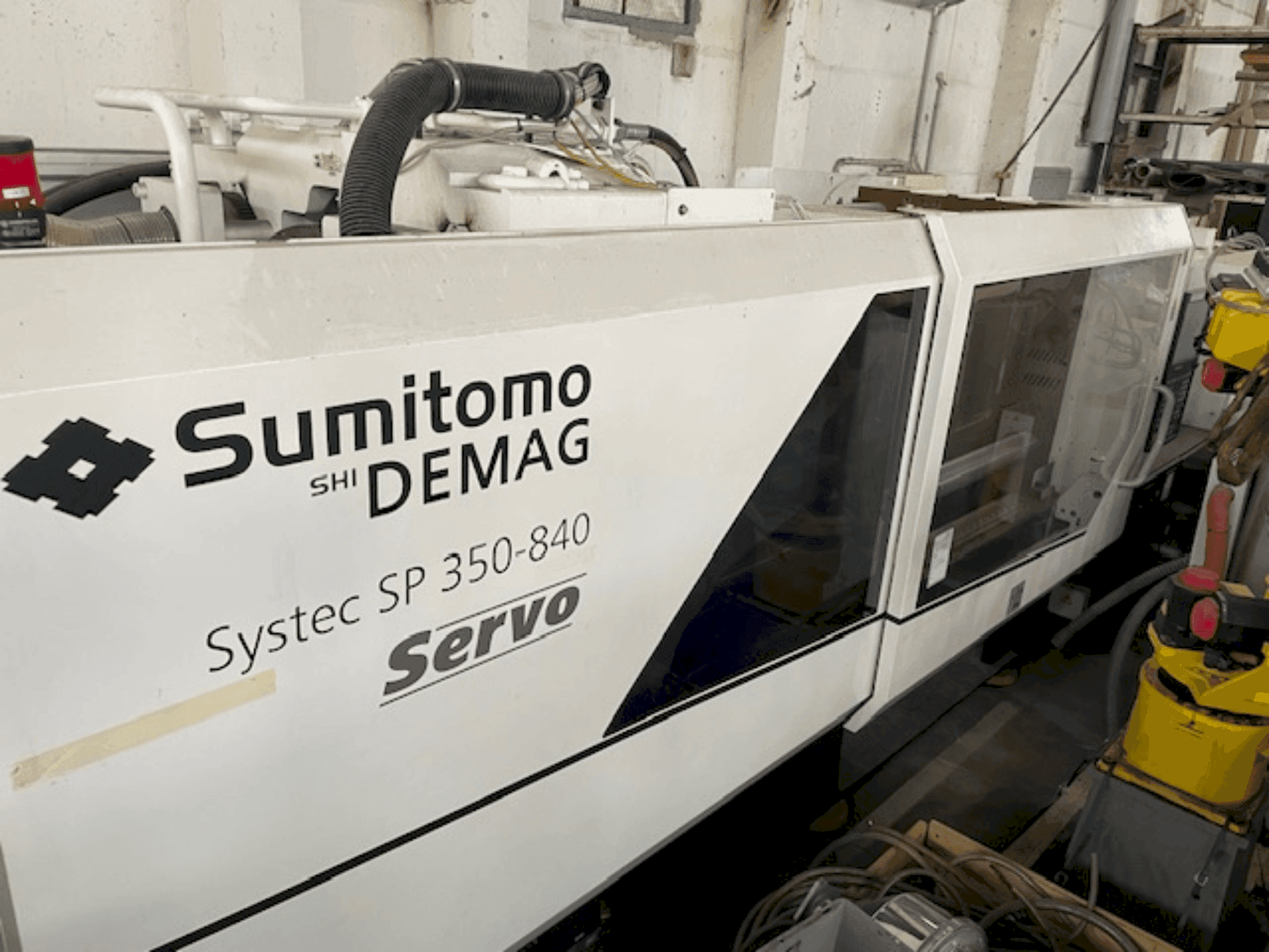 Vue de face de la machine SUMITOMO SHI DEMAG Systec SP 350/720-840