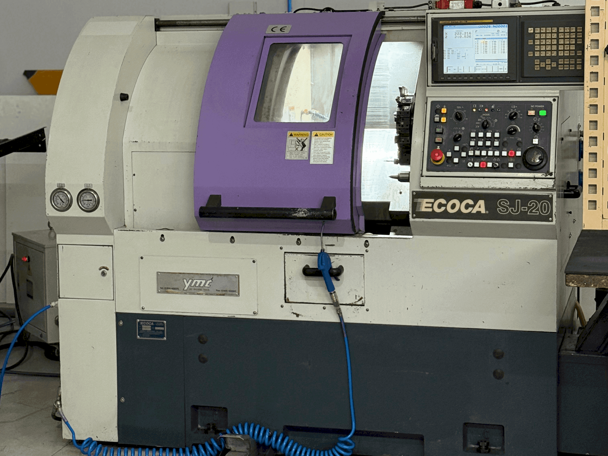 Vue de face de la machine ECOCA SJ-20