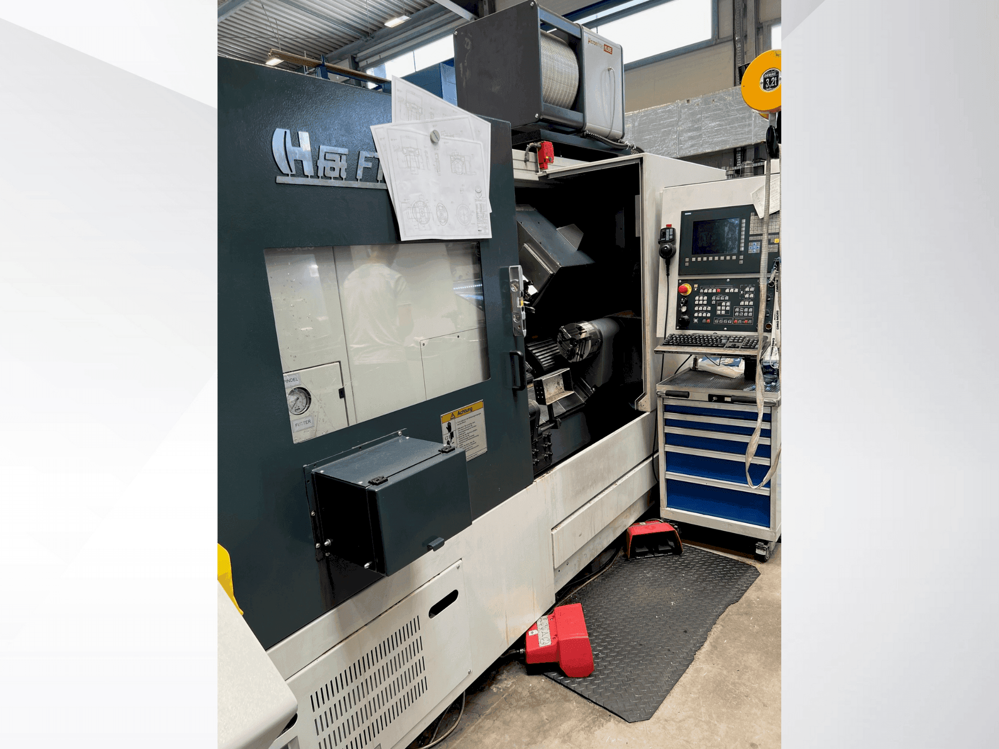 Vue de face de la machine FAT FTM 165