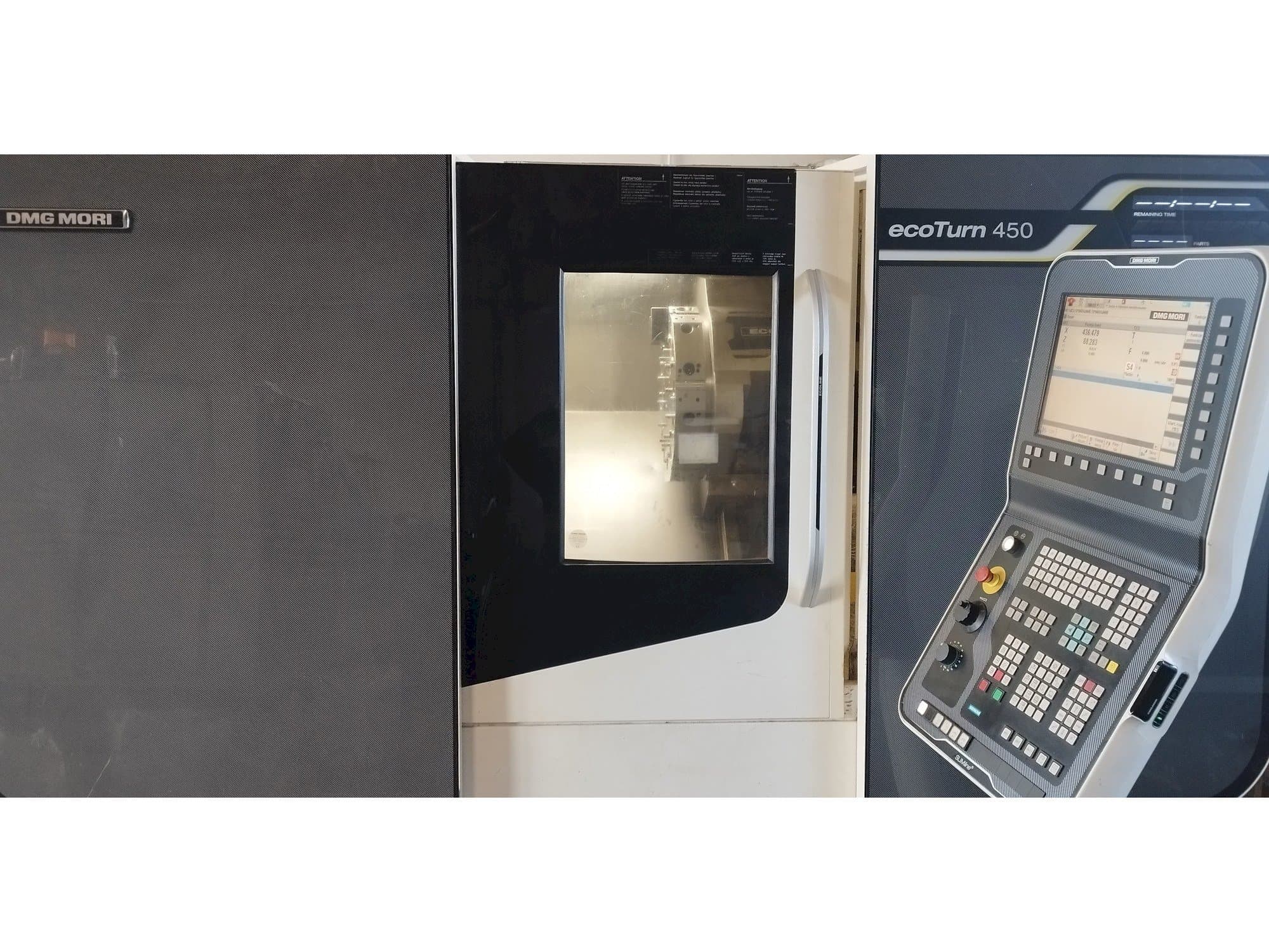 Vue de face de la machine DMG MORI EcoTurn 450