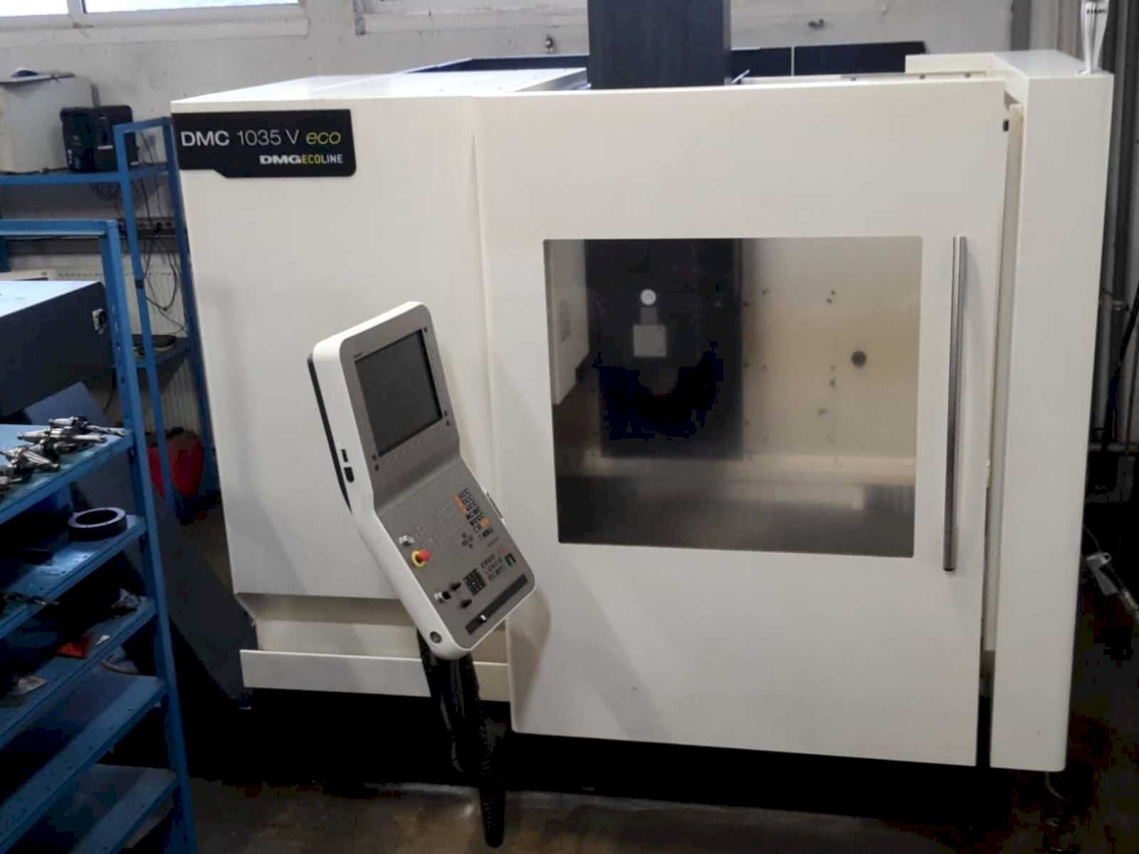 Vue de face de la machine DMG DMC 1035 V ECO