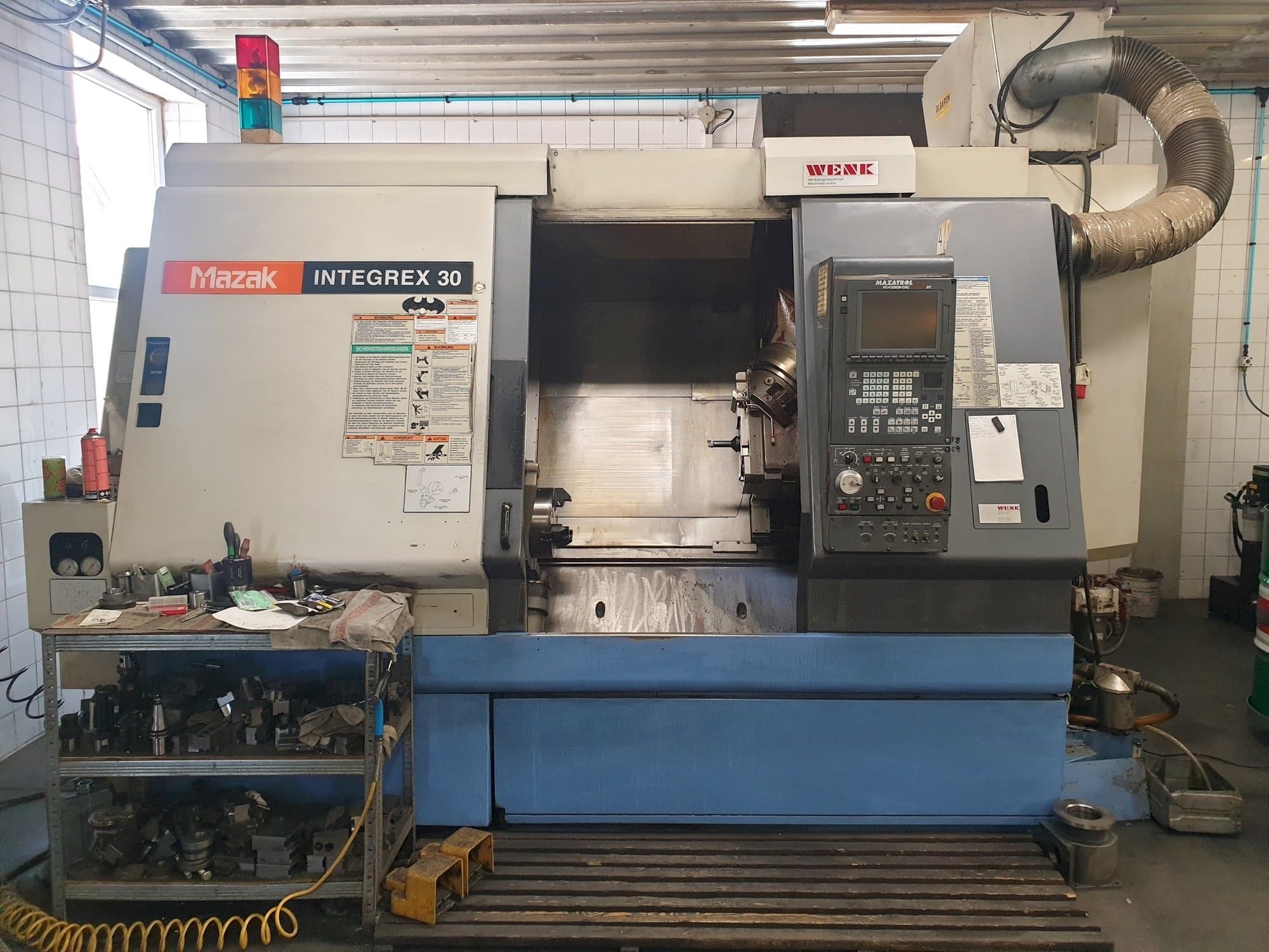 Vue de face de la machine Mazak Integrex 30