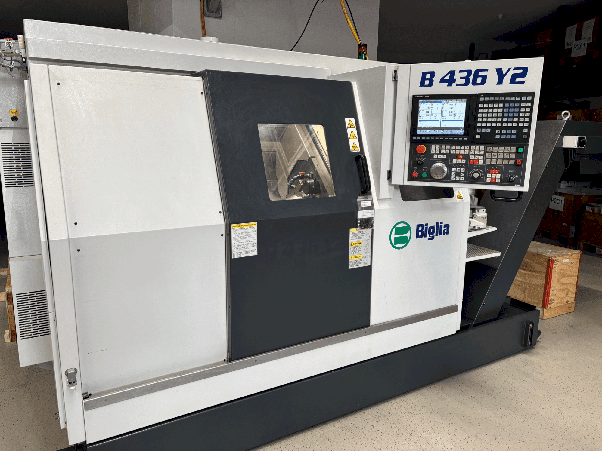 Vue de face de la machine Biglia B436Y2