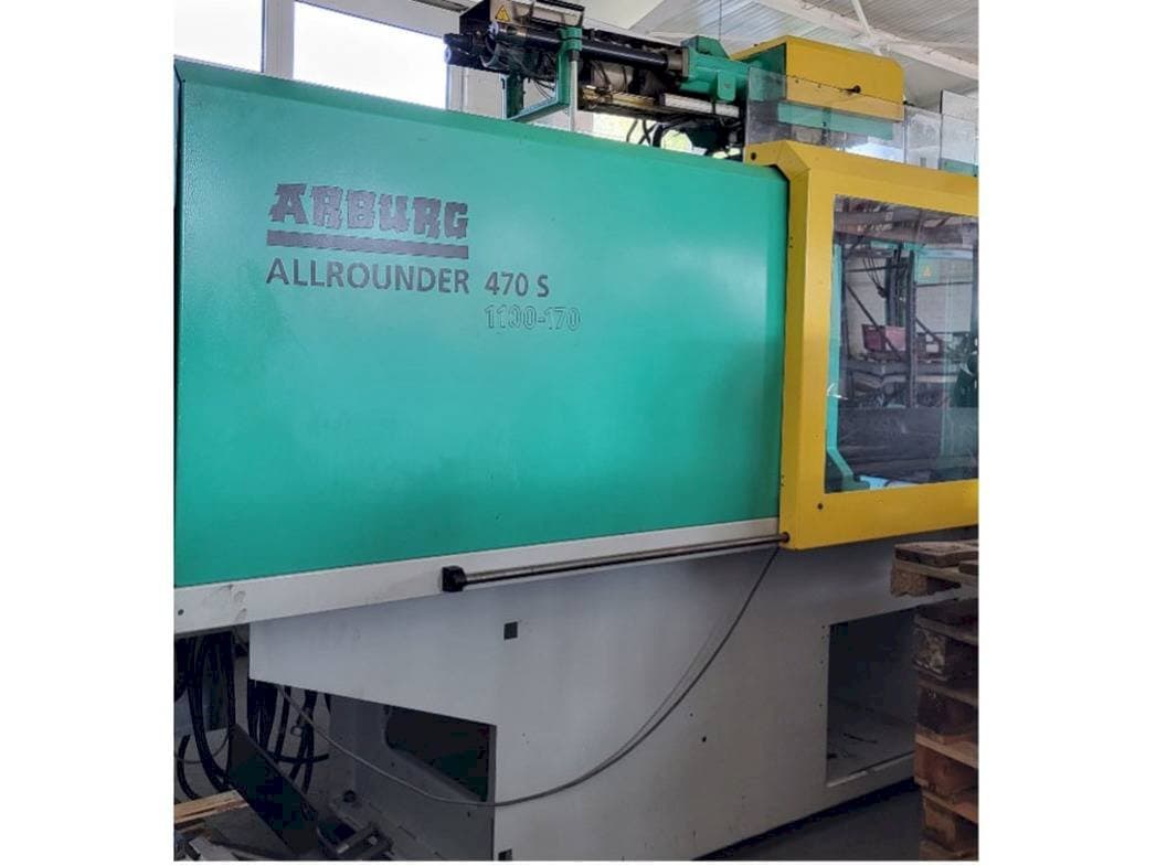 Vue de face de la machine Arburg Allrounder 470S 1100 - 170/170