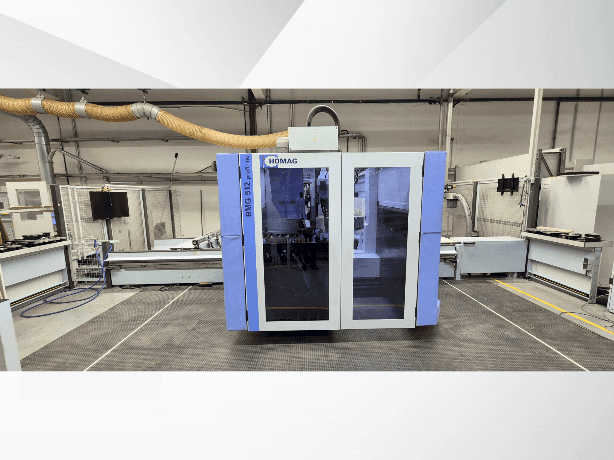 Vue de face de la machine HOMAG PROFI BMG 512/40/12/V/A