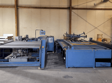 Vue de face de la machine TWIN SEAM KA 2000-3000