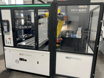 Vue de face de la machine WU Automation RZ-3/35