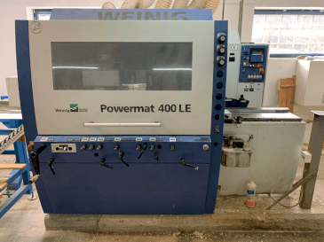 Vue de face de la machine WEINIG / DIMTER POWERMAT 400LE
