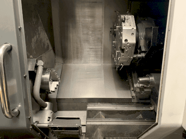 Vue de face de la machine HAAS ST-20Y