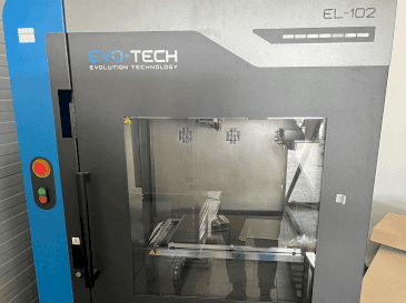 Vue de face de la machine EVO-tech EL-102 V2