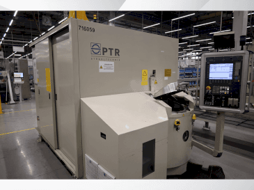 Vue de face de la machine PTR Strahltechnik EBW PS 4-1 60-6 CH
