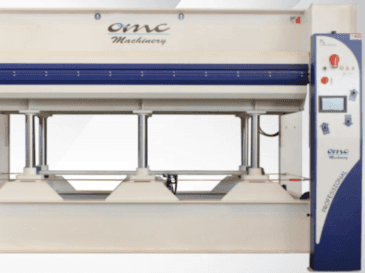 Vue de face de la machine OMC PL 90s