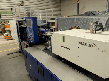 Vue de face de la machine HAITIAN MA900 II eco