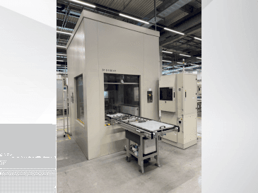 Vue de face de la machine HOFMANN CVK11-BH4