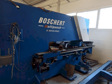 Vue de face de la machine BOSCHERT MULTIPUNCH 1250