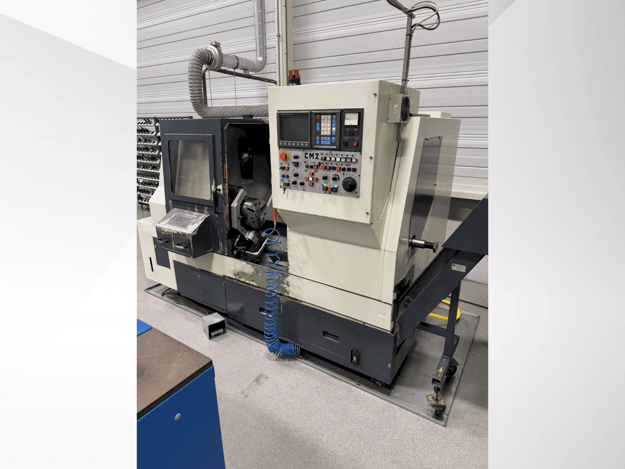 Vue de face de la machine CMZ TB1 480 A