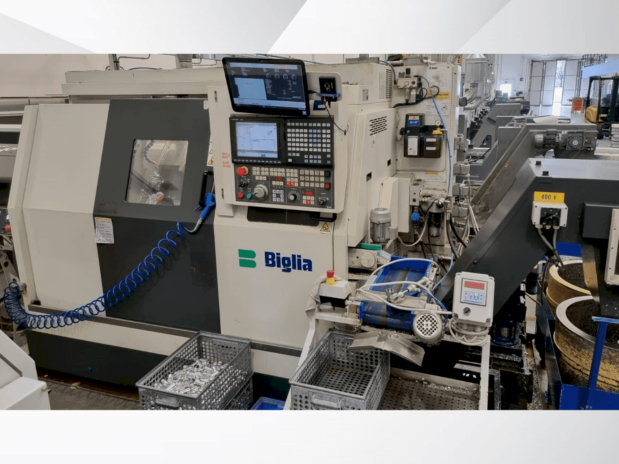 Vue de face de la machine Biglia B436 Y2