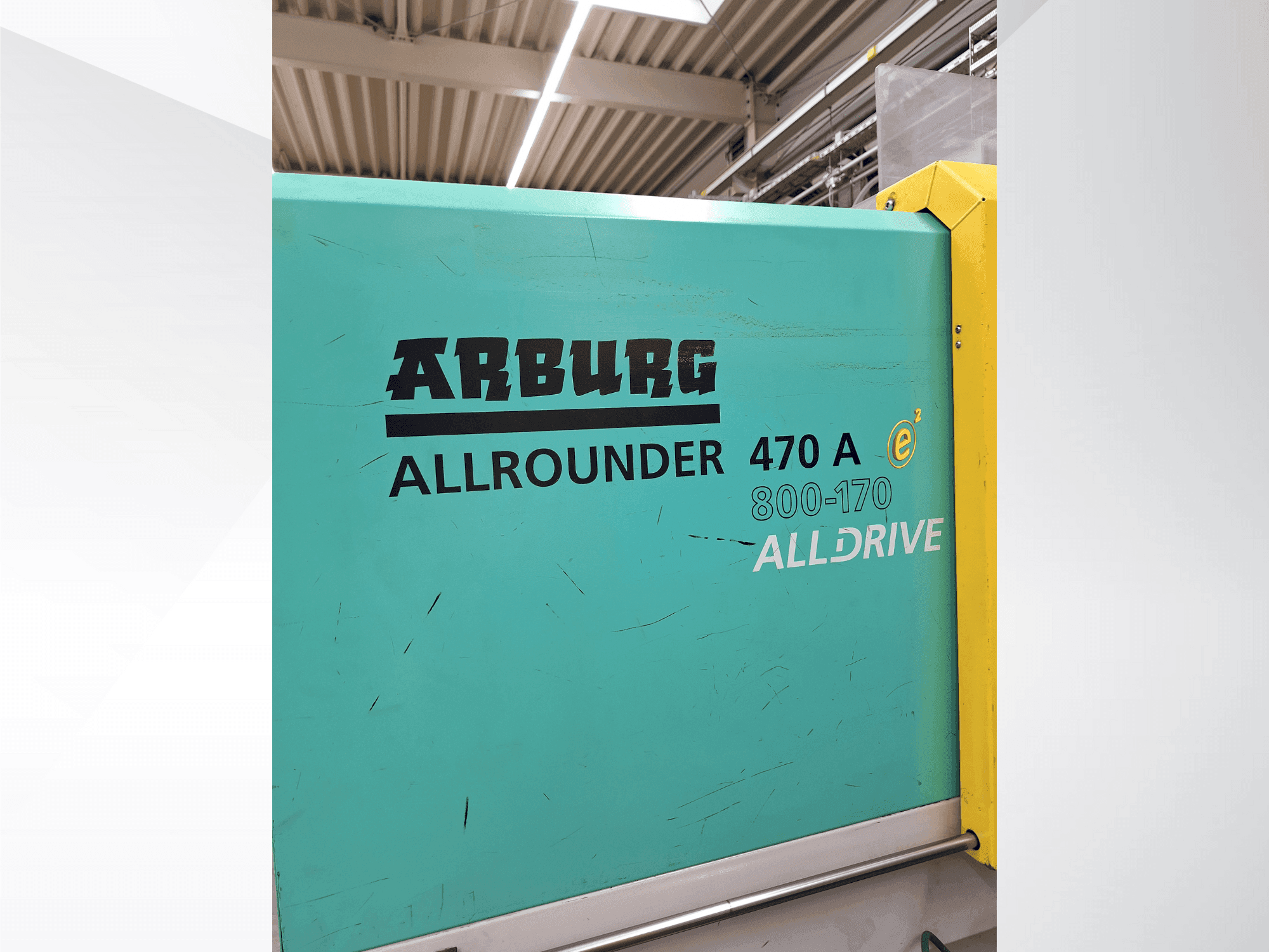 Vue de face de la machine Arburg 470 A 800-170