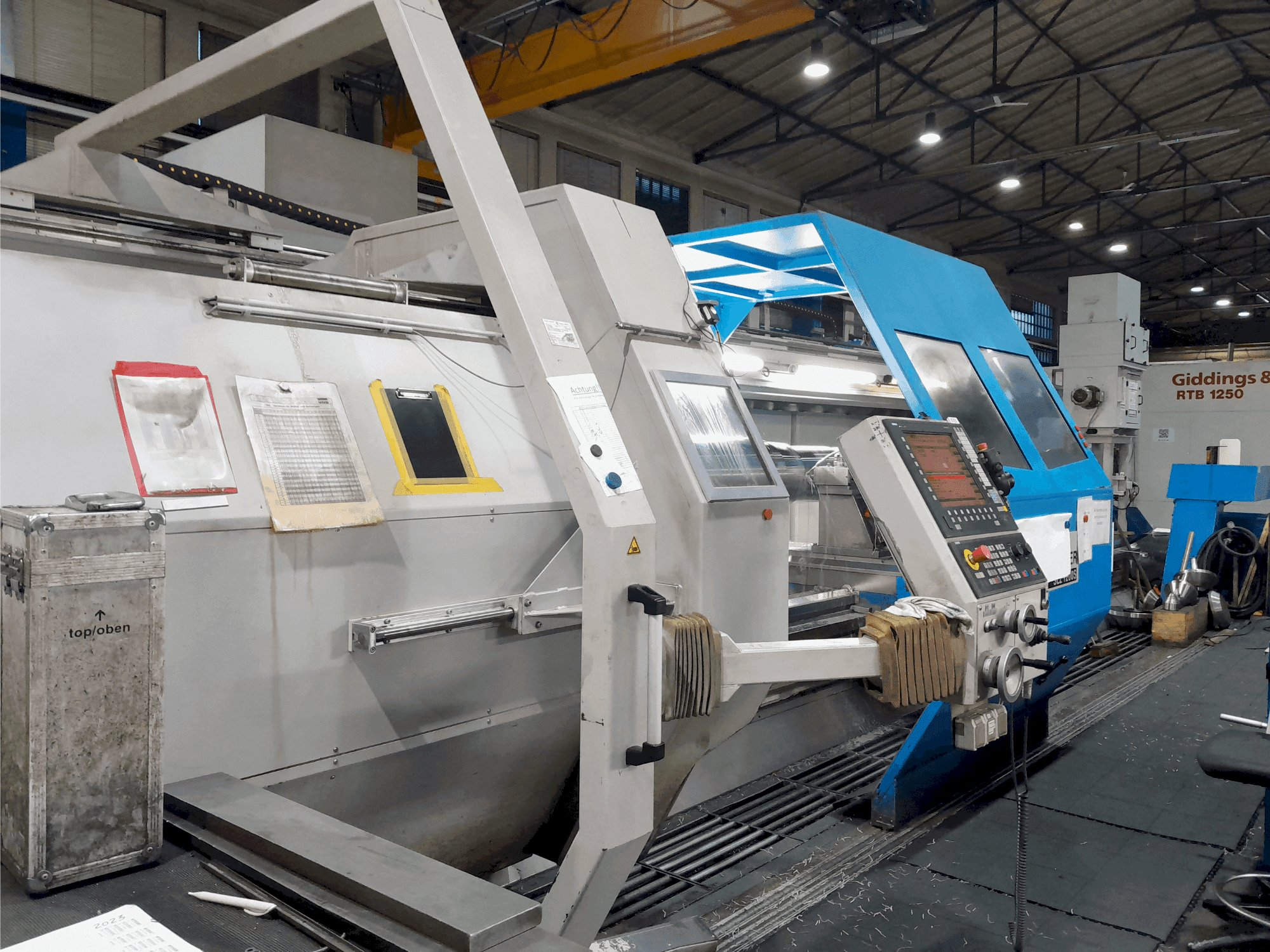 Vue de face de la machine SEIGER SLZ 1200S