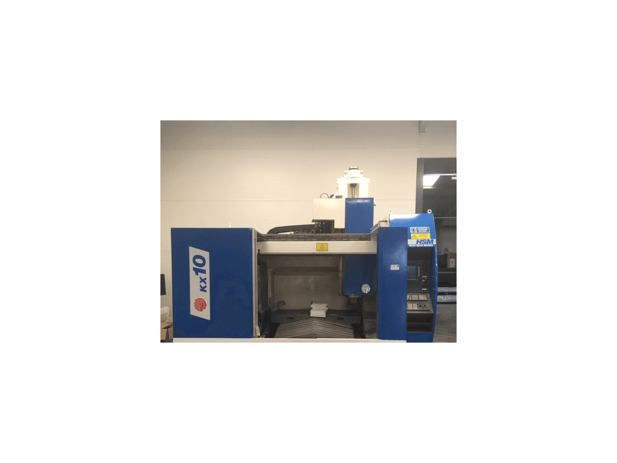 Front view of Huron KX 10 machine