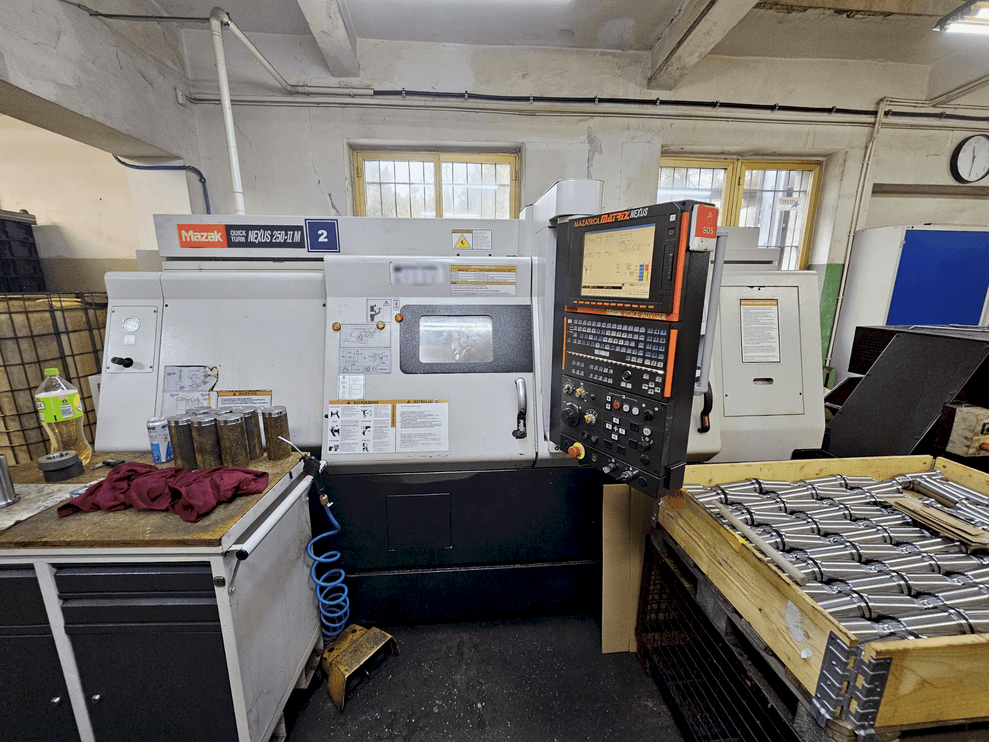 Vue de face de la machine Mazak QUICKTURN NEXUS 250-II M