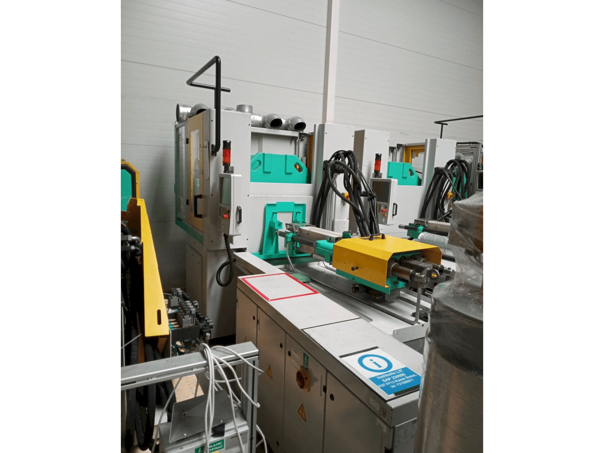 Front view of Arburg Allrounder 1200T-800-170 machine