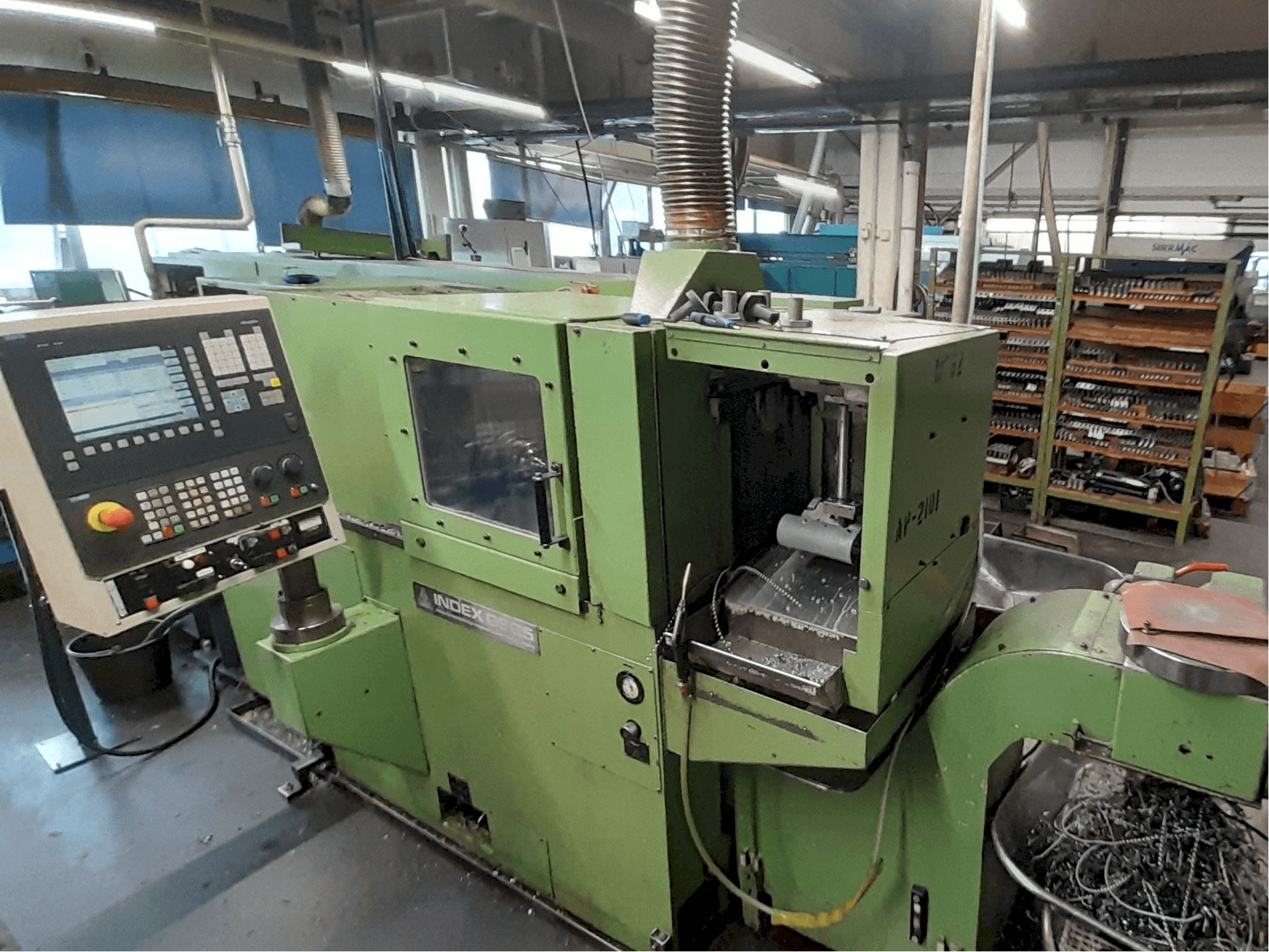 Vue de face de la machine Index GE65