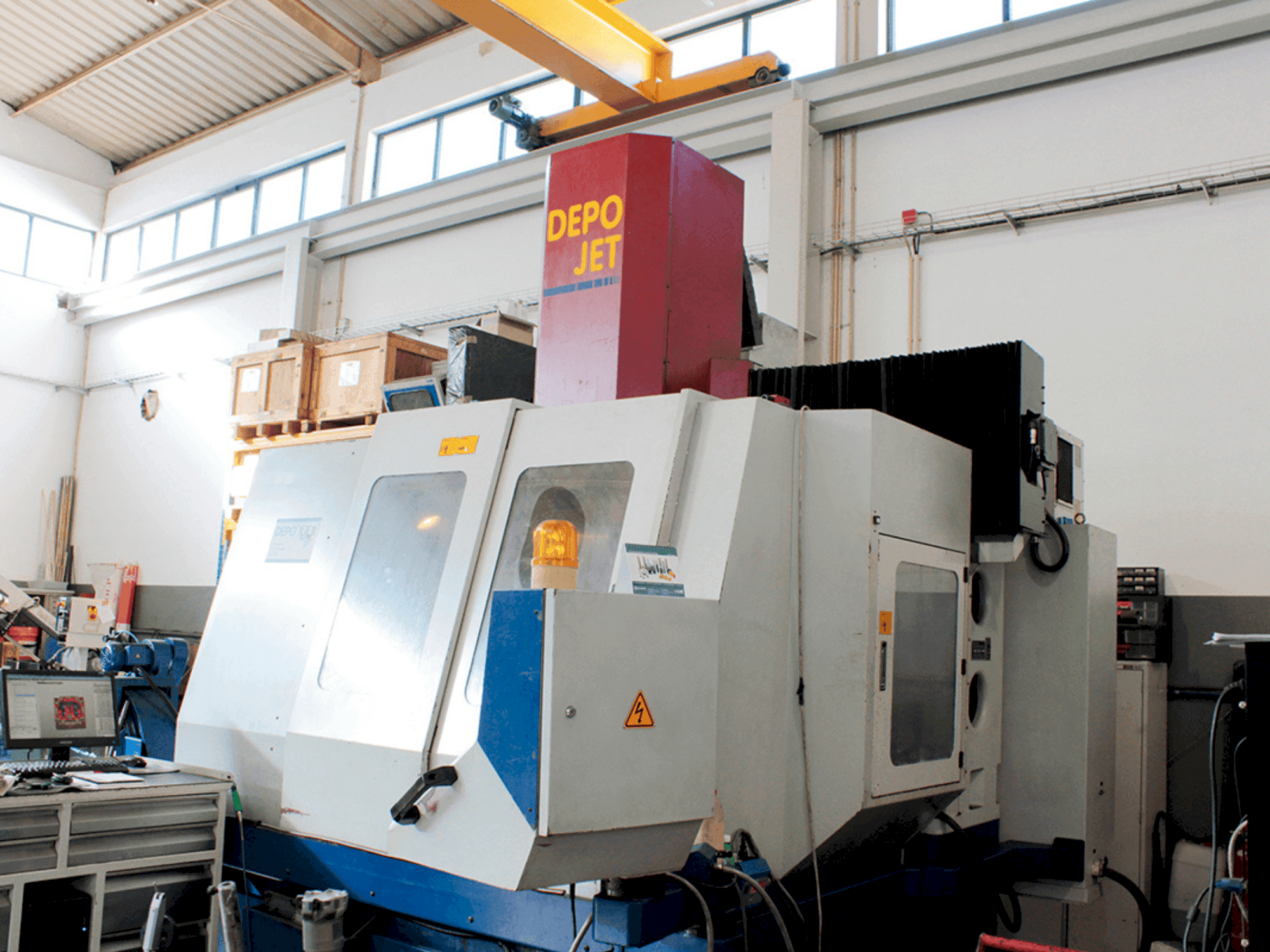 Vue de face de la machine DEPO Jet