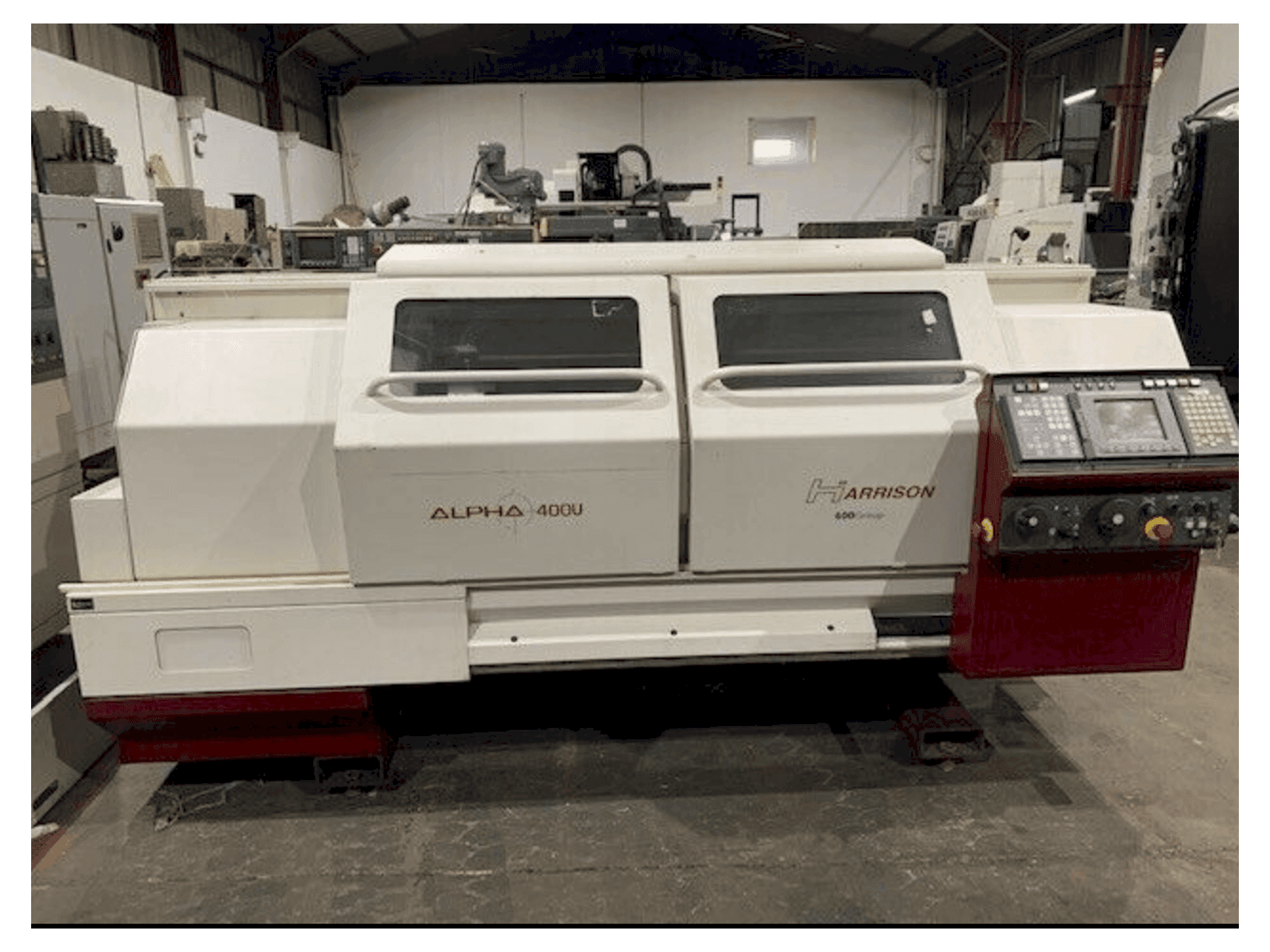 Front view of Harrison ALPHA 400 U machine