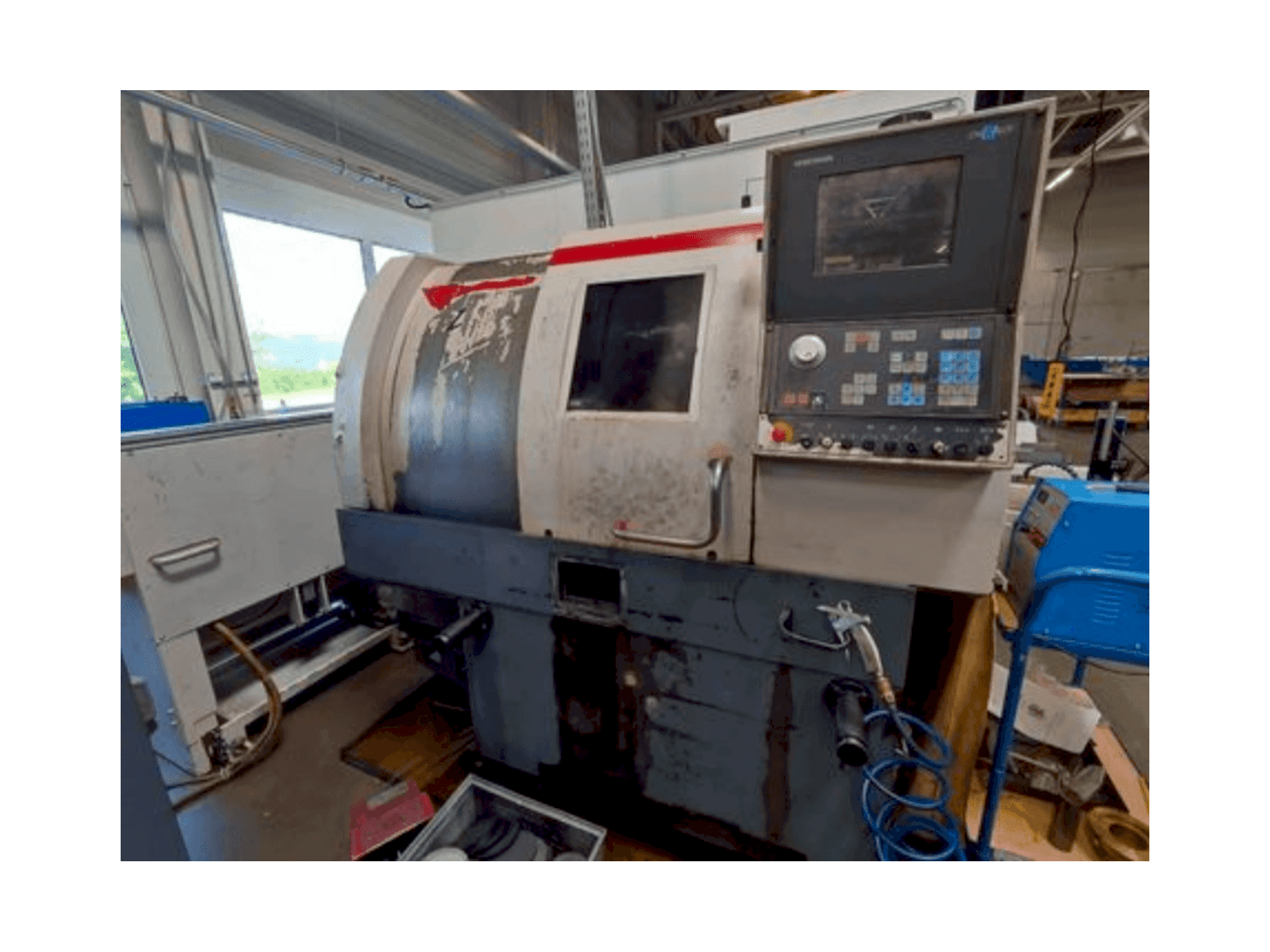 Vue de face de la machine WEMAS DZ150