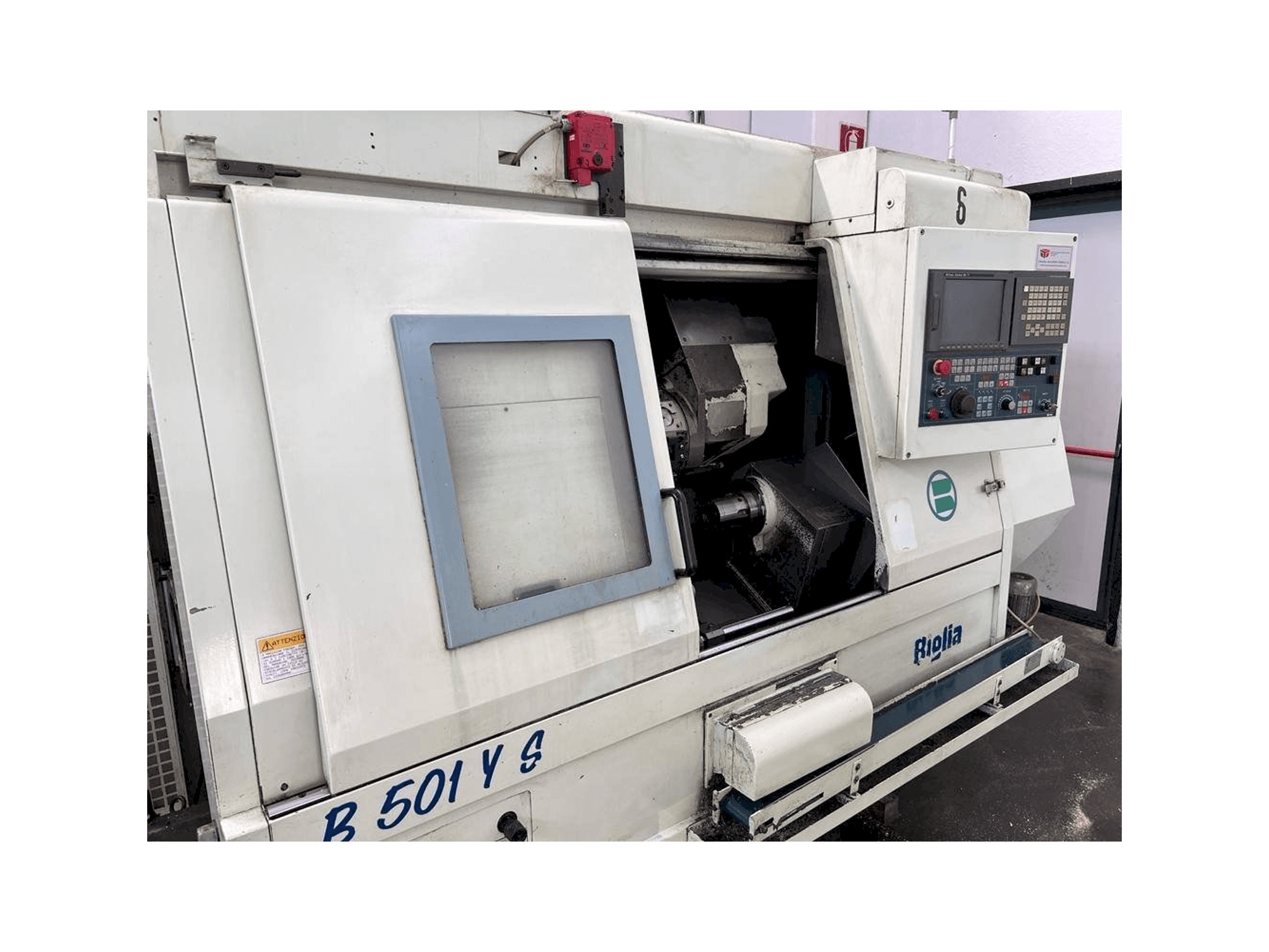 Vue de face de la machine Biglia B501YS