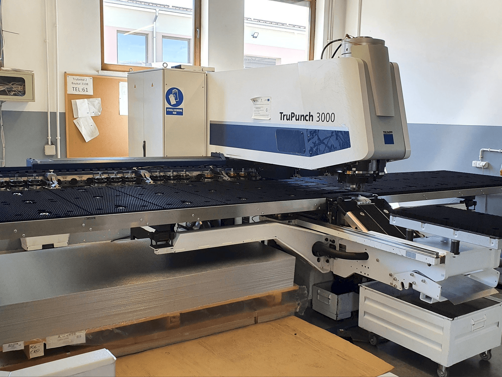 Front view of Trumpf TruPunch 3000 machine