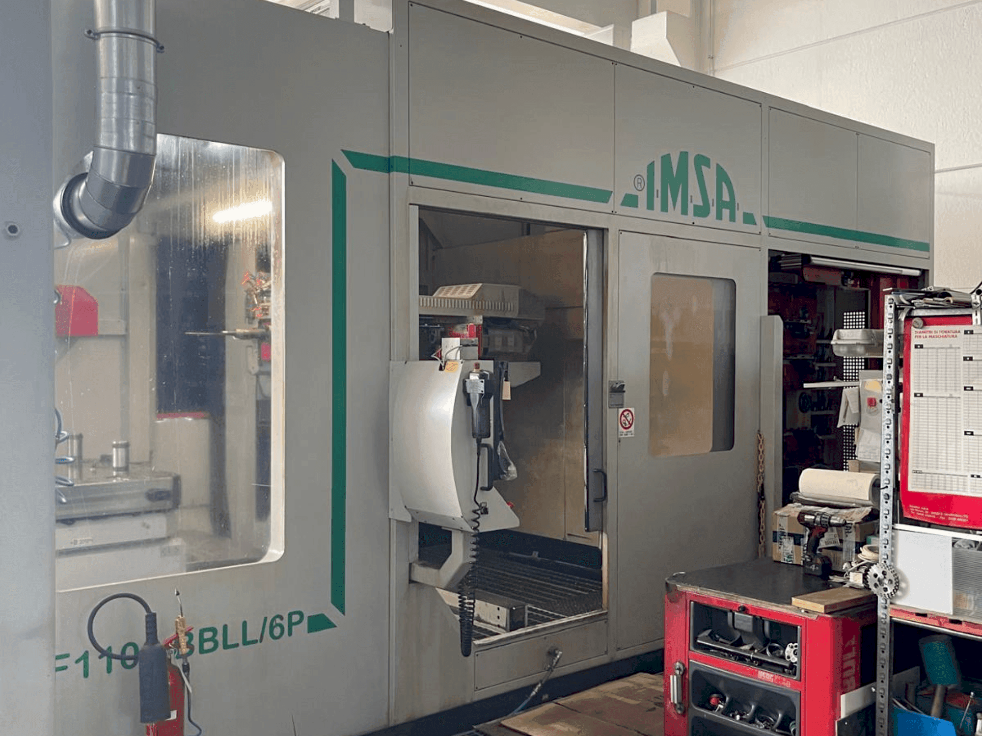 Vue de face de la machine IMSA TIPO MF1100BBLL 6P