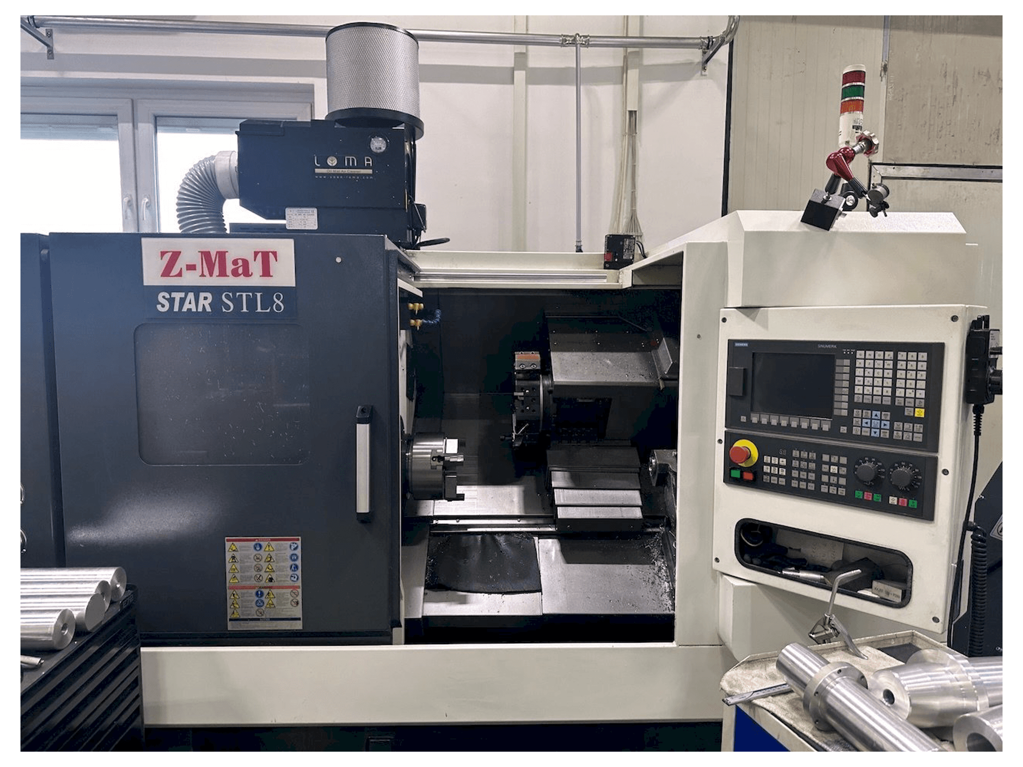 Vue de face de la machine Z-MAT STAR STL 8